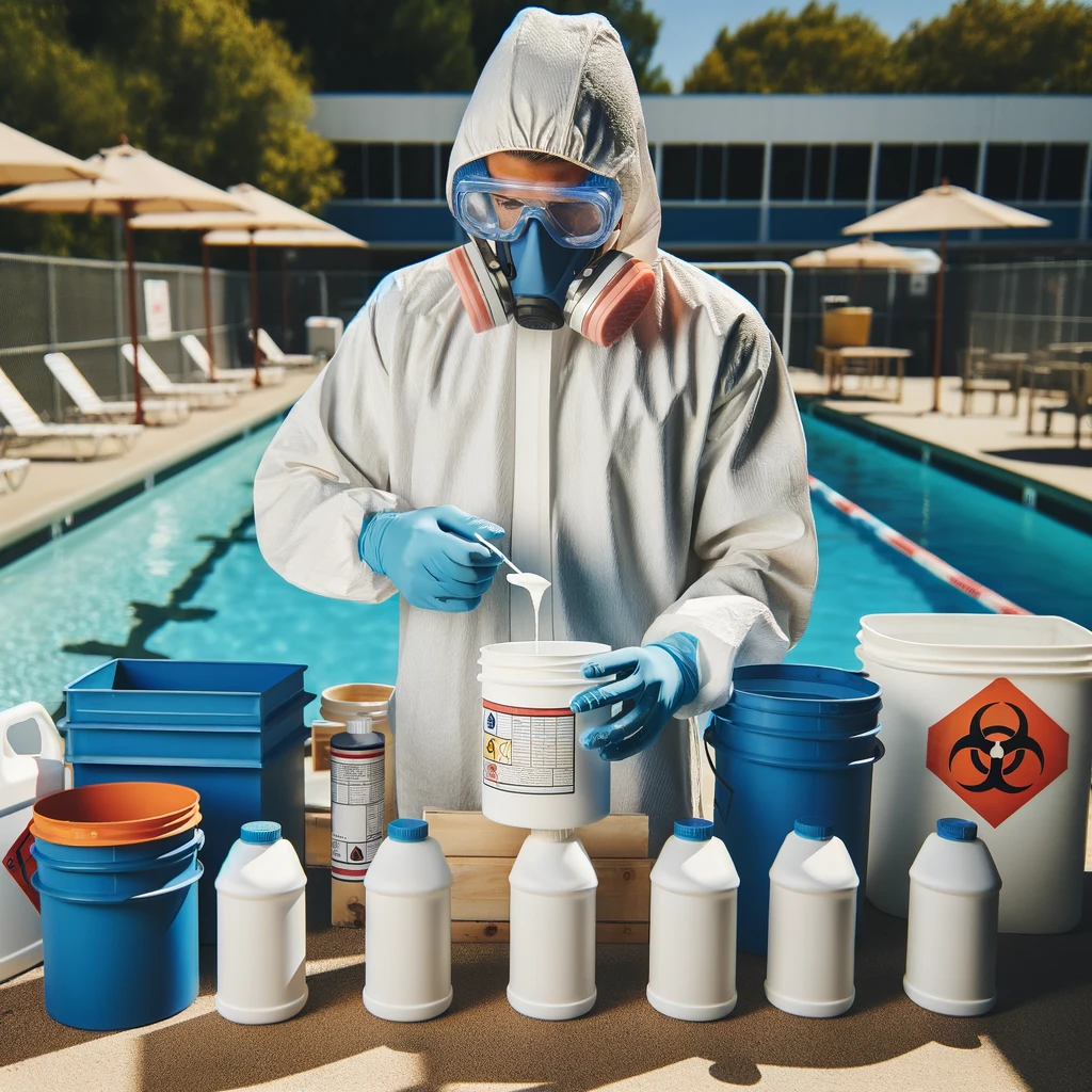 Uso seguro de productos químicos en piscinas